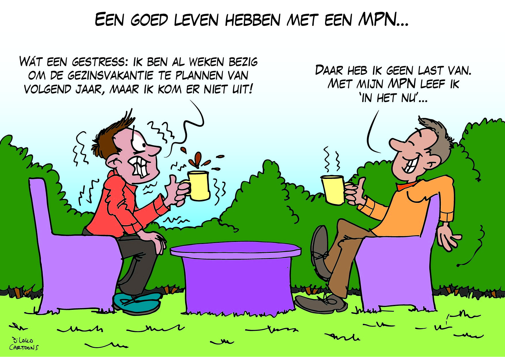 Een goed leven hebben met een MPN_Tekengebied 1 Een goed leven hebben met een MPN_Tekengebied 1